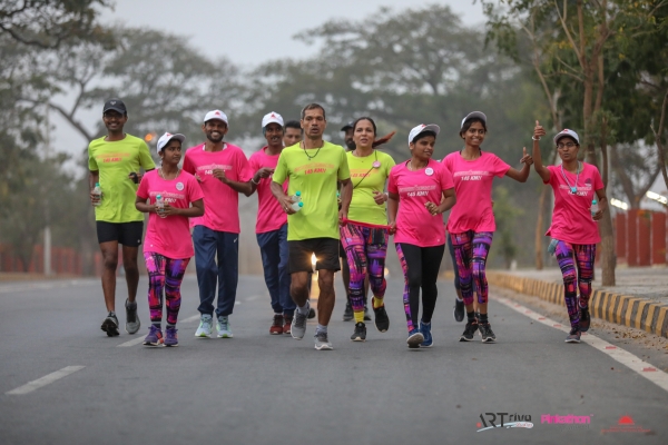 Spirit of Pinkathon - Mysuru2Bengaluru with VI Runners