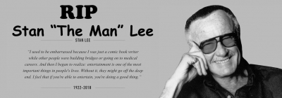 R.I.P Stan Lee, you were a Marvellous Legend